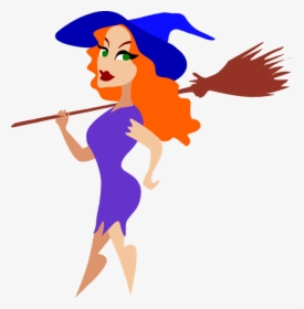Sexy Cartoon Witch Transparent, HD Png Download, Free Download