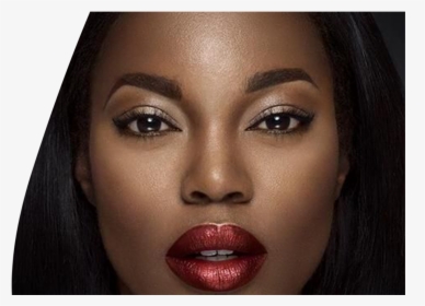 Red Lips Black Women, HD Png Download, Free Download