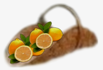 #cesta #mimbre #limones - Fruit, HD Png Download, Free Download
