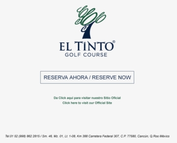 El Tinto Golf Course Cancun Logo, HD Png Download, Free Download