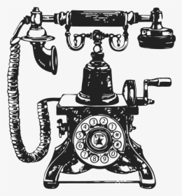 Vintage Telephone Vector, HD Png Download, Free Download
