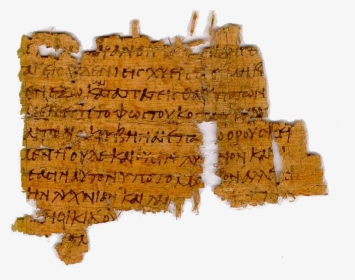 Anverso Papiro P86 Del Nt En Griego - Gospel Of Matthew In Aramaic, HD Png Download, Free Download