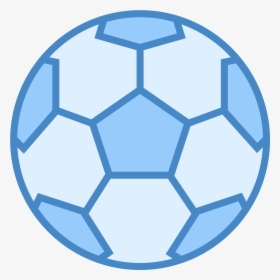 Bola De Futebol 2 Icon , Png Download - Blue Soccer Ball Png, Transparent Png, Free Download