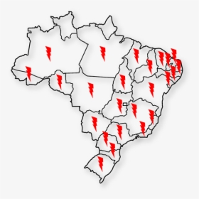 Blank Map Of Brazil, HD Png Download, Free Download