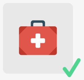 Transparent First Aid Kit Supplies Clipart - First Aid Kit, HD Png Download, Free Download