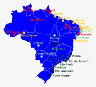 Poverty Brazil Map, HD Png Download, Free Download