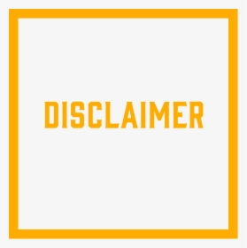 Squareframe Disclaimer - Printing, HD Png Download, Free Download
