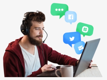 Live Chat Made For Online Sales And Customer Support - Millennials Werkvloer, HD Png Download, Free Download