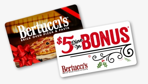 Holiday Reward Cards - Bertucci's, HD Png Download, Free Download