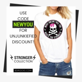 Get Your Badass On And Be A Strong Woman When You Flaunt - Til Death We Do Art Shirt, HD Png Download, Free Download