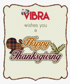 Thanksgiving Card 2015 Vibra, HD Png Download, Free Download