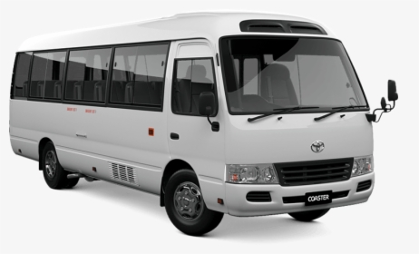The Toyota Coaster Is One Of The Larger Transport Vehicles - Toyota Coaster Mini Bus, HD Png Download, Free Download