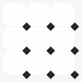 White Hexagon Tile Black Diamond, HD Png Download, Free Download