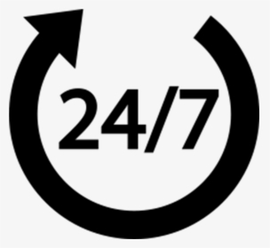 24/7 Customer Service - Circle, HD Png Download, Free Download