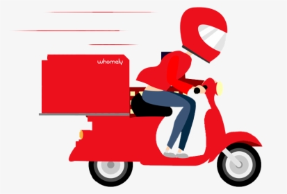 Scooter Clipart Delivery Scooter - Free Home Delivery Png, Transparent Png, Free Download