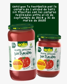Solic Receta Artesana Sin Trocitos, HD Png Download, Free Download
