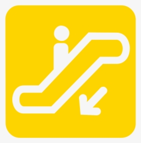 Escalator - Sign, HD Png Download, Free Download