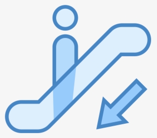 Escalator Down Icon, HD Png Download, Free Download
