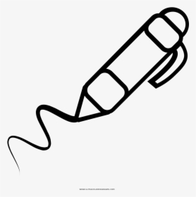Pen Coloring Page - Pencil Clipart Black And White Outline, HD Png Download, Free Download