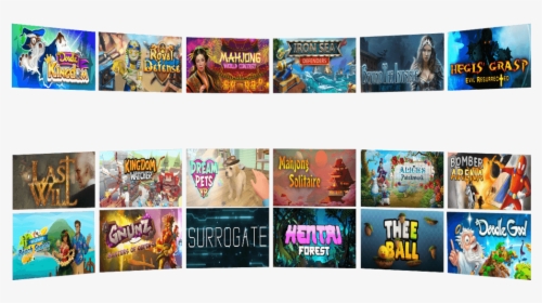 Bunch Of Games Background, HD Png Download, Free Download