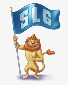 Slg Mascot With Banner Transparent Background, HD Png Download, Free Download