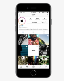 Instagram On An Iphone, HD Png Download, Free Download