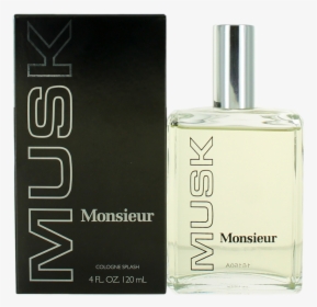 Monsieur Musk By Dana For Men Cologne Splash 4oz - Perfume, HD Png Download, Free Download