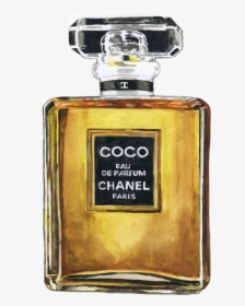 Chanel Clipart Cologne - Transparent Coco Chanel Perfume Png, Png Download, Free Download