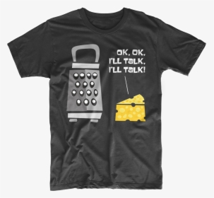 Cheese And Cheese Grater T-shirt - T-shirt, HD Png Download, Free Download