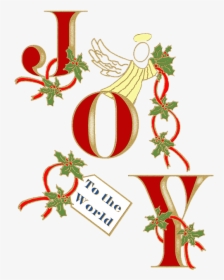 Christmas Joy Clip Art, HD Png Download, Free Download