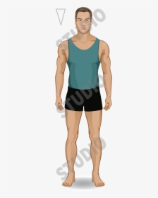 Inverted Triangle Body Shape Muscles, HD Png Download, Free Download