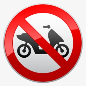 No Motorcycles Sign Png Clip Art, Transparent Png, Free Download