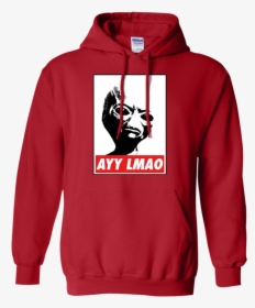 Ayy Lmao T Shirt & Hoodie - Red Vans Hoodie Png, Transparent Png, Free Download