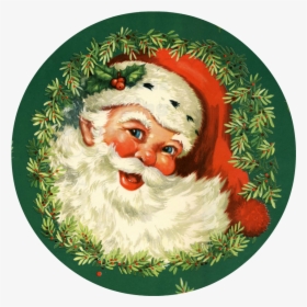 Vintage Santa Claus Png - Vintage Santa Claus Clipart, Transparent Png, Free Download