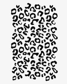 Clip Art Leopard Print Background - Black And White Cheetah Pattern, HD Png Download, Free Download