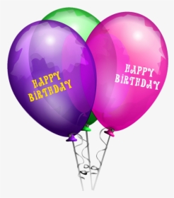 Happy Birthday Balloons High Quality Png - Happy Birthday Balloons Png, Transparent Png, Free Download