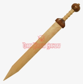 Wooden Sword Png - Wooden Gladius, Transparent Png, Free Download