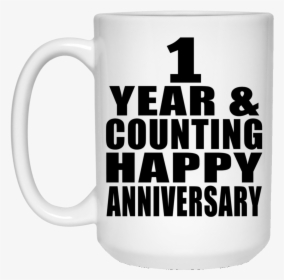 Transparent 1st Anniversary Png - Mug, Png Download, Free Download