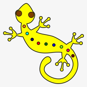 Newt Clipart - Clip Art Black And White Gecko, HD Png Download, Free Download
