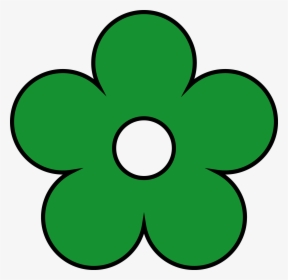 Green Flower Png Clipart - Blue Flower Png Clipart, Transparent Png, Free Download