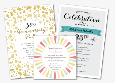 Anniversary Party Invitations - Paper, HD Png Download, Free Download