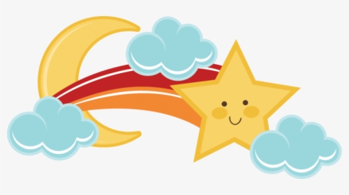 Shooting Stars Cute Clipart - Cute Shooting Stars Png, Transparent Png, Free Download