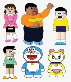Doraemon And Friends Png - Clipart Of Doraemon, Transparent Png, Free Download