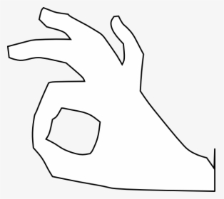 Transparent Mouse Pointer Hand Png - Ok White Hand Icon, Png Download, Free Download