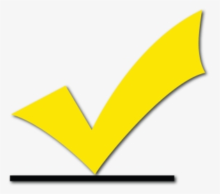Check Mark Png Yellow , Png Download - Yellow Check Marks, Transparent Png, Free Download