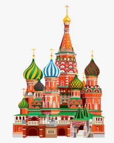 Russia Drawing Cathedral St Petersburg - Saint Basil's Cathedral Png, Transparent Png, Free Download