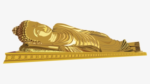 Brass,metal,yellow - Reclining Buddha Png, Transparent Png, Free Download