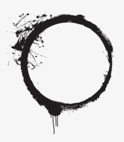 #circle #frame #black #png #paint #effects - Black Paint Circle Png, Transparent Png, Free Download