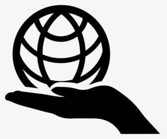 Logo Globe In Hand, HD Png Download, Free Download