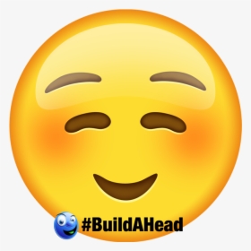 Emoji Transparent Blush Face Emoji Cutouts Oversized - Blushing Emoji Png, Png Download, Free Download